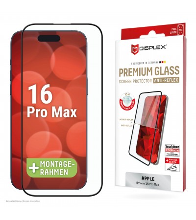 Premium антирефлексно защитно стъкло за iPhone 16 Pro Max от Displex