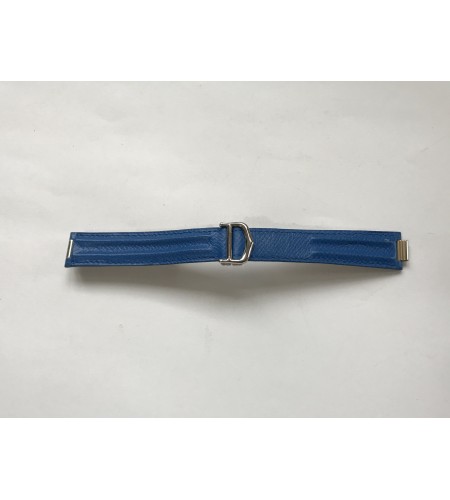 Cartier blue leather strap with cla ...