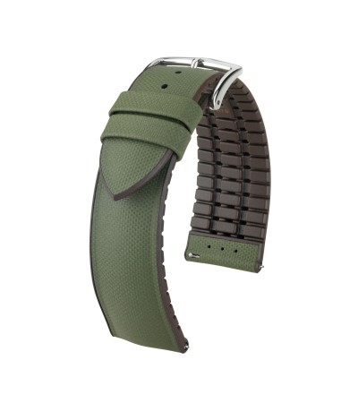Hirsch Arne L Green Watch Strap 18mm 0921094040-2-18