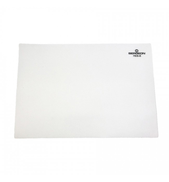 Bergeon 7808-B white mat watchmaker bench top, soft–anti-skid