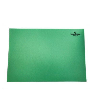 Bergeon 7808-V green mat watchmaker bench top, soft–anti-skid