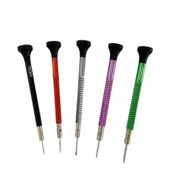 Horotec MSA 01.020-B set of 5 screwdrivers with ball bearings 1.00 to 2.00 mm