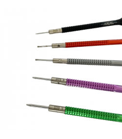 Horotec MSA 01.020-B set of 5 screwdrivers with ball bearings 1.00 to 2.00 mm
