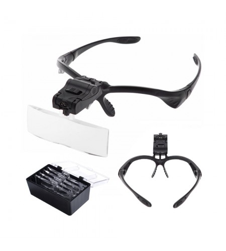 Headlamp magnifier eyeglasses torch ...