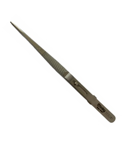 Boley diamond stainless steel tweezers with core, groove and locking system for gemstones