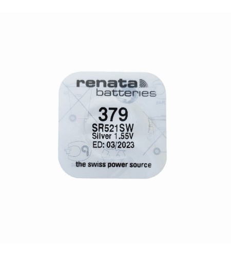 Renata 379 SR521SW watch battery 1. ...