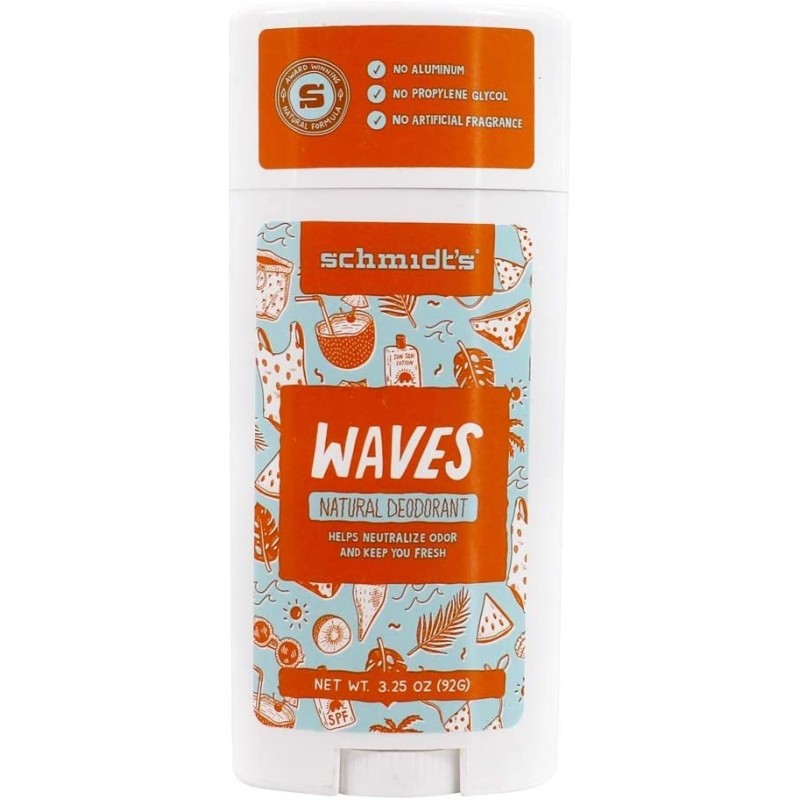 Натурален дезодорант Schmidt's Waves - Опаковка от 2 Натурален дезодорант Schmidt's Waves - Опаковка от 2