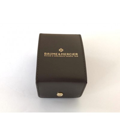 Baume Mercier leather travel watch case