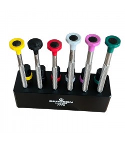 Bergeon 7778 stand with 6 screwdrivers with spare blades