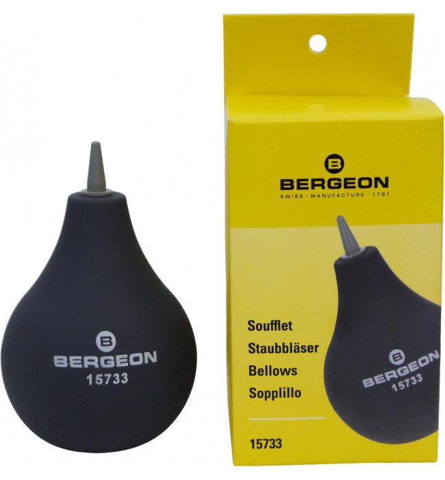 Bergeon 15733 Rubber Dust Blower w/ PVC Nozzle Swiss Made Watchmaker Tool (Old 5733)