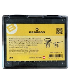 Bergeon 3010 watchmaker tool for tightening the pipes of hands & winding crowns