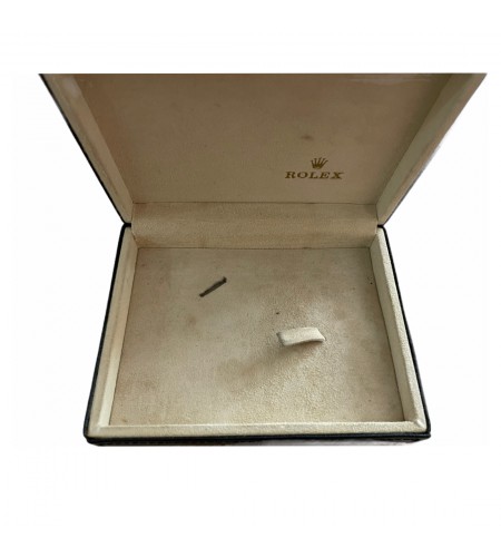 Vintage Rolex Cellini black leather ...