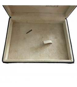 Vintage Rolex Cellini black leather box with card holder 49.00.71