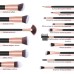 BESTOPE Makeup Brushes 16 Pcs Makeup Brush Set Premium Synthetic Foundation