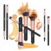 BESTOPE Makeup Brushes 16 Pcs Makeup Brush Set Premium Synthetic Foundation