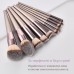 BESTOPE Makeup Brushes, Conical Handle Professional Premium Synthetic Makeup Brush Set Kit With Case Bag