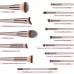 BESTOPE Makeup Brushes, Conical Handle Professional Premium Synthetic Makeup Brush Set Kit With Case Bag