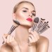 BESTOPE Makeup Brushes, Conical Handle Professional Premium Synthetic Makeup Brush Set Kit With Case Bag