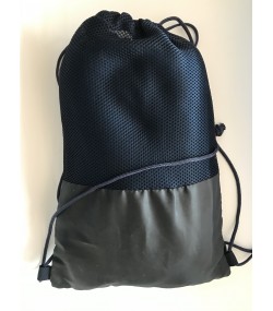 New Panerai large blue beach towel in travel storage bag