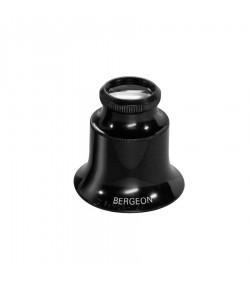 Bergeon 1458-A-15 double lens eyeglass loupe 15x magnification
