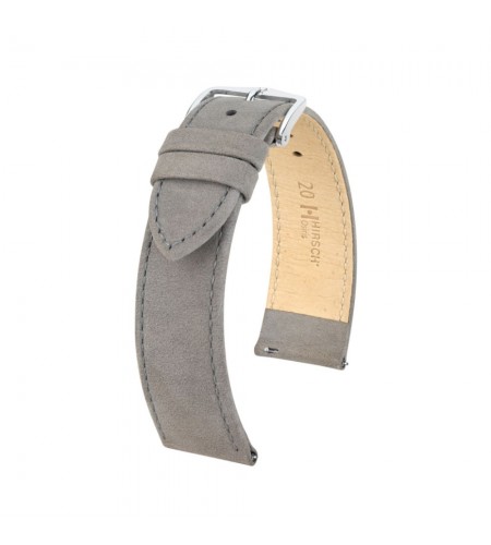 Hirsch Osiris Nubuk grey calf leath ...