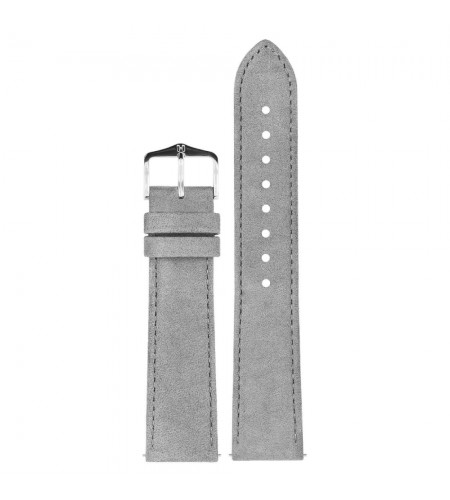 Hirsch Osiris Nubuk grey calf leath ...