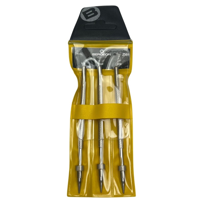 Bergeon 2566 assortment of 3 holders screw contents Bergeon 2566 assortment of 3 holders screw contents