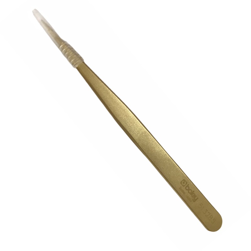 Boley B5 tweezers brass to work on sensitive components 130mm Boley B5 tweezers brass to work on sensitive components 130mm