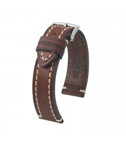 Кожена каишка за часовник Hirsch Liberty Artisan L, кафява, 24 мм