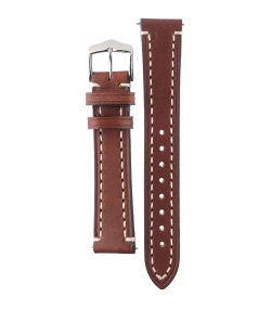 Кожена каишка за часовник Hirsch Liberty Artisan L, кафява, 24 мм