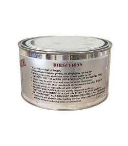Cape Cod Metal Polishing Kit Industrial Size Tin. Pre-Moistened Polishing Cloths for Brass, Copper, Silver, Gold, Chrome, Stainless Steel, Bronze, Aluminum, Nickel