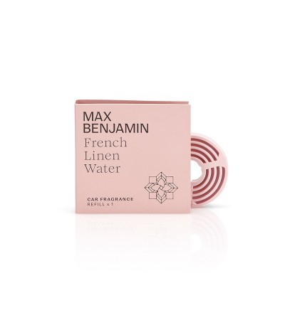French Linen Water Luxury Car Fragrance Refill Max Benjamin