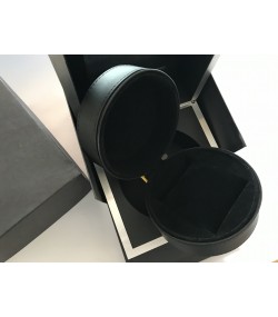 Graham London black watch box case inner/outer