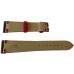 Кожена каишка за часовник Louis Vuitton с монограм в кафяво и розово 20 мм