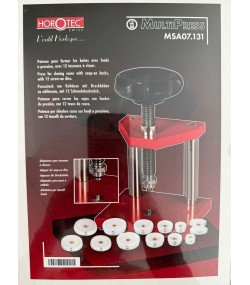 Horotec MSA07.131 case closer Big-Press XL 12 threaded dies for watches