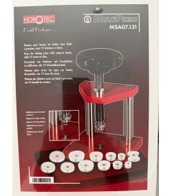 Horotec MSA07.131 case closer Big-Press XL 12 threaded dies for watches