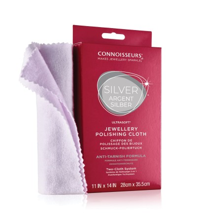 Connoisseurs Silver Jewellery Cleaning Cloth CONN739