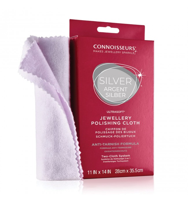Connoisseurs Silver Jewellery Cleaning Cloth CONN739
