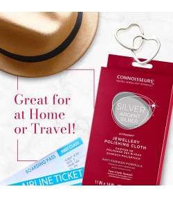 Connoisseurs Silver Jewellery Cleaning Cloth CONN739