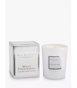 Max Benjamin White Pomegranate Natural Wax Candle