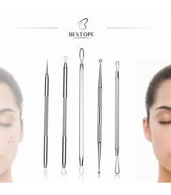 BESTOPE Blackhead Remover Tool Kit with Metal Case