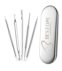 BESTOPE Blackhead Remover Tool Kit with Metal Case