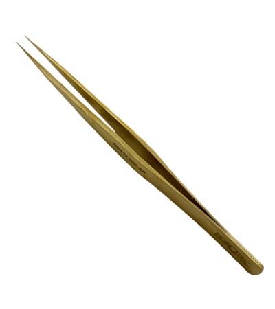 Horotec MSA12.303-AA strong and elegant tweezer for ordinary use brass, 125mm