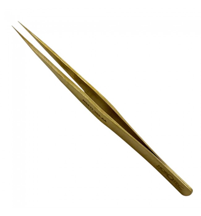 Horotec MSA12.303-AA strong and elegant tweezer for ordinary use brass, 125mm