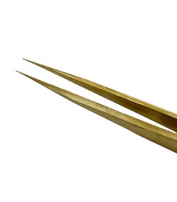 Horotec MSA12.303-AA strong and elegant tweezer for ordinary use brass, 125mm