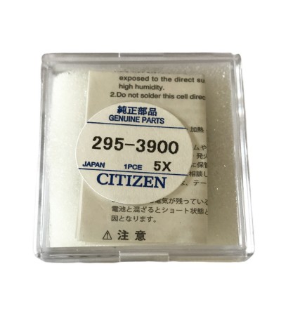 Citizen Eco-Drive 295-39 (295-3900) capacitor battery for Eco-Drive watches