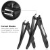 Bestope 2PC Black Stainless Steel Nail Clippers Set