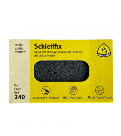 Универсален почистващ блок Klingspor Schleiffix, абразив за метали, зърно 240