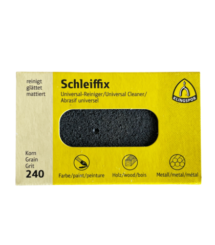 Универсален почистващ блок Klingspor Schleiffix, абразив за метали, зърно 240