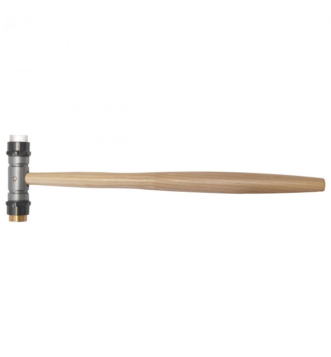 Watchmakers and goldsmiths combinated hammer in nylon and brass